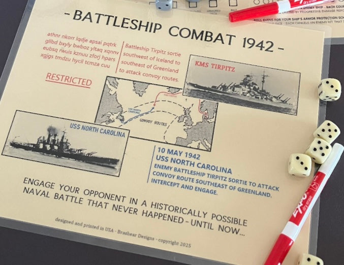 BATTLESHIP COMBAT 1942 board game