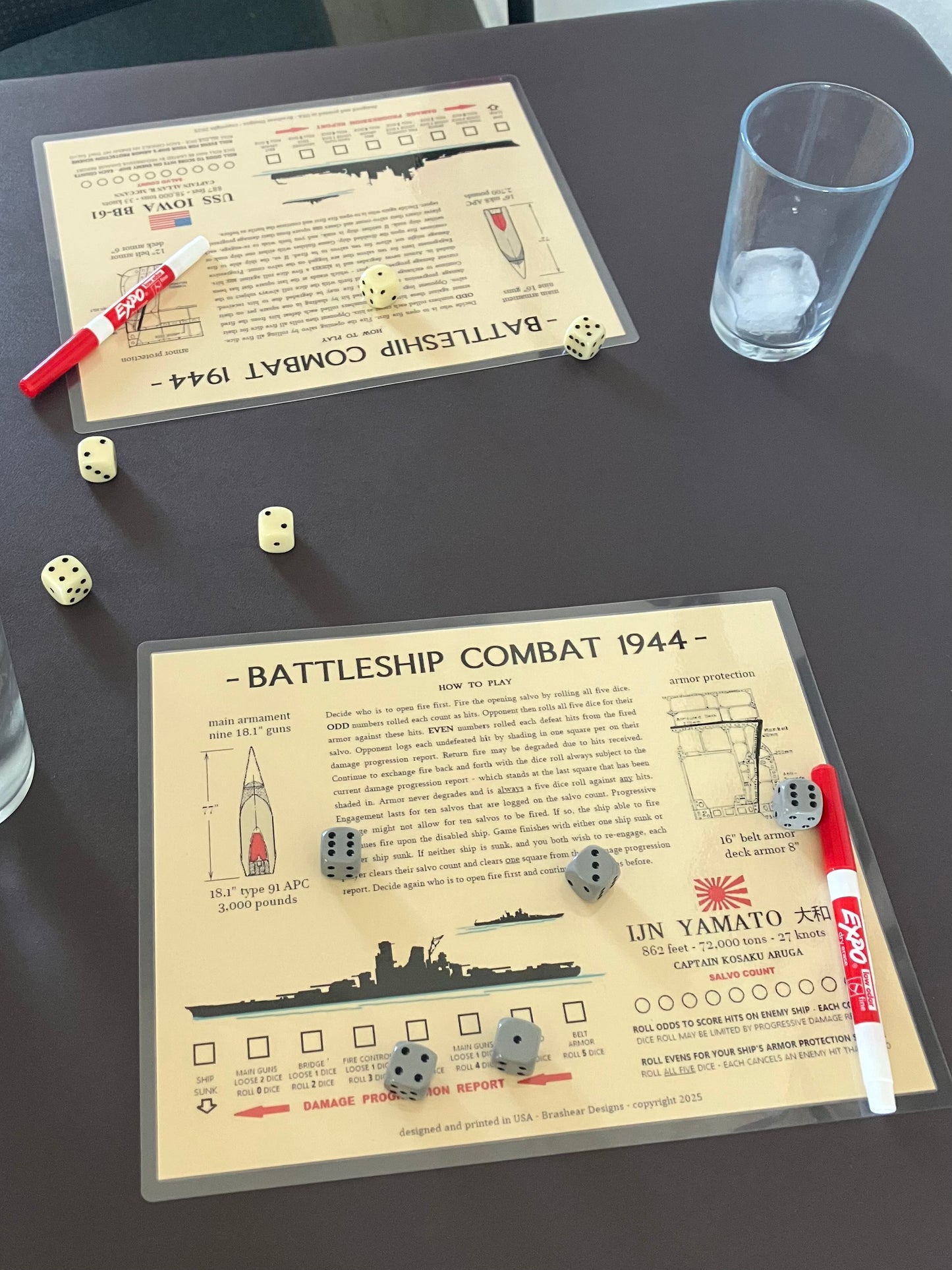 BATTLESHIP COMBAT 1944 board game