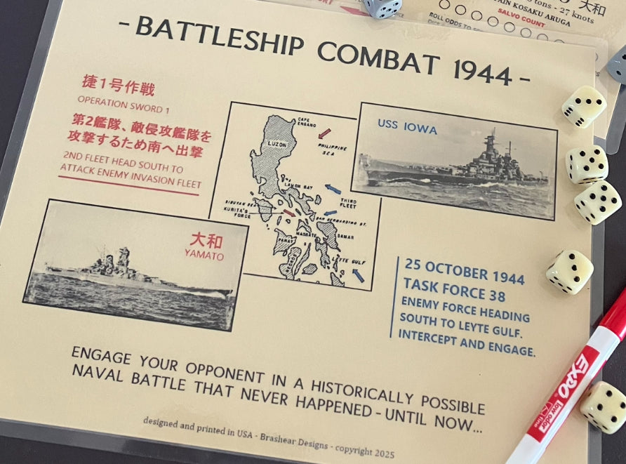 BATTLESHIP COMBAT 1944 board game