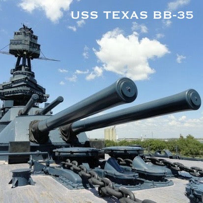 14"/45 caliber naval rifle US battleships