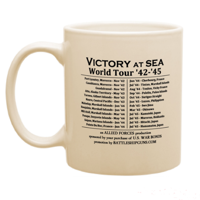 VICTORY AT SEA World Tour ‘42-‘45 coffee cup