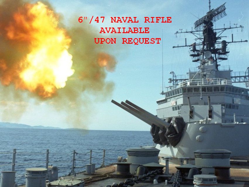 6"/47 caliber naval rifle US Navy light cruisers